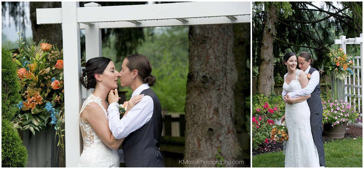 The Barn at Flying Hills Same Sex Wedding | K. Moss Photography